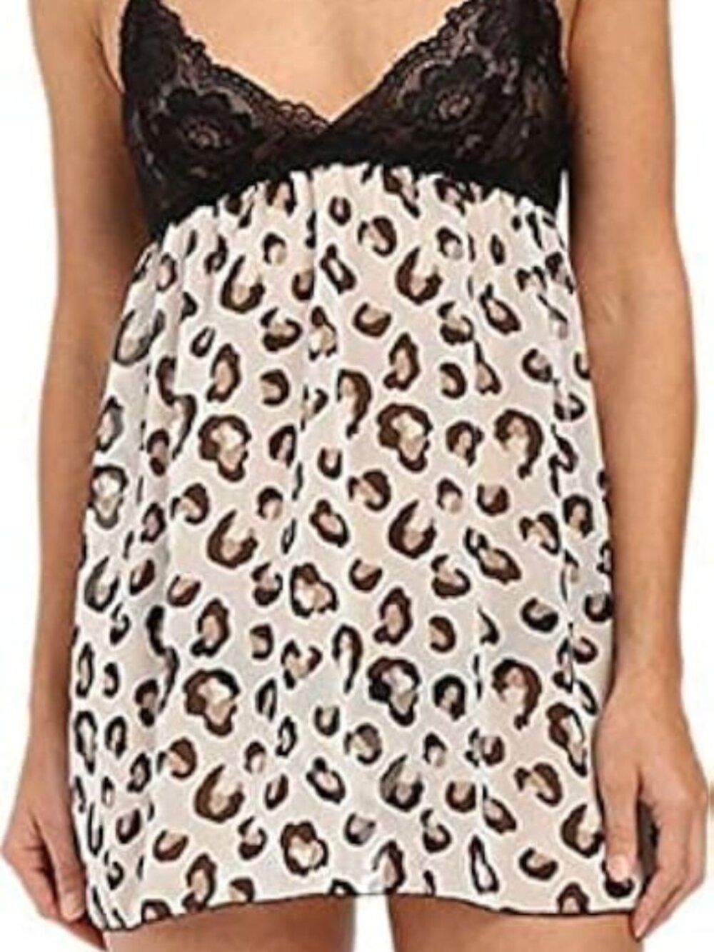 Hanky Panky Womens Nightwear Chiffon Babydoll Nightgown